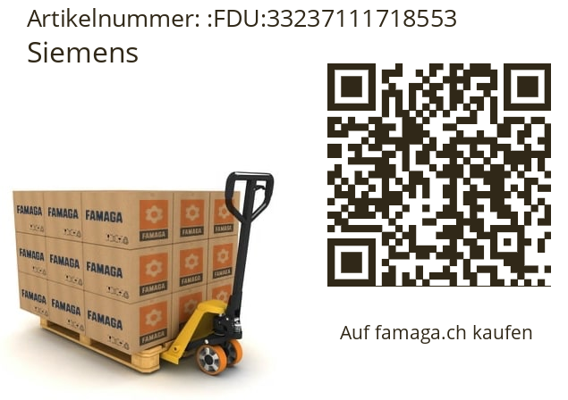   Siemens FDU:33237111718553