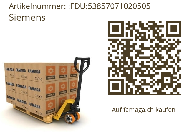   Siemens FDU:53857071020505