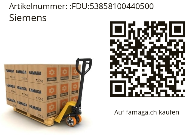   Siemens FDU:53858100440500