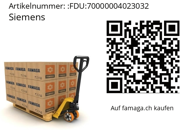   Siemens FDU:70000004023032