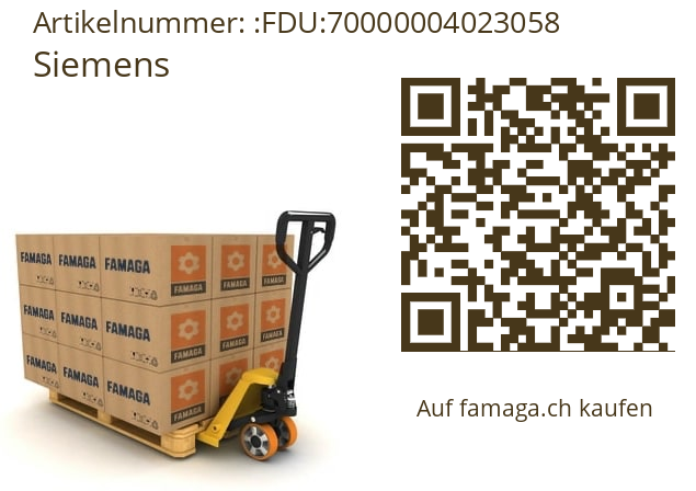   Siemens FDU:70000004023058