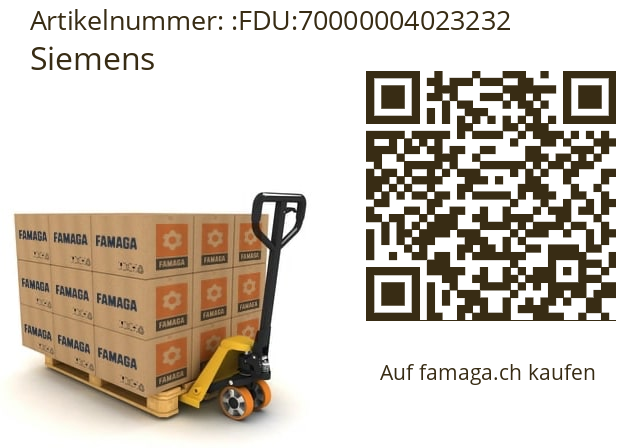  Siemens FDU:70000004023232