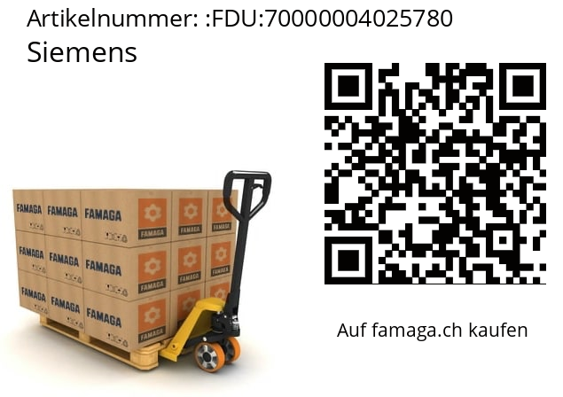   Siemens FDU:70000004025780