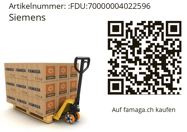   Siemens FDU:70000004022596