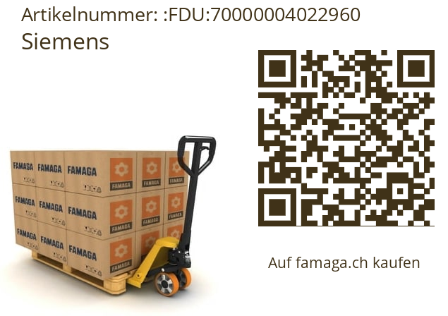   Siemens FDU:70000004022960