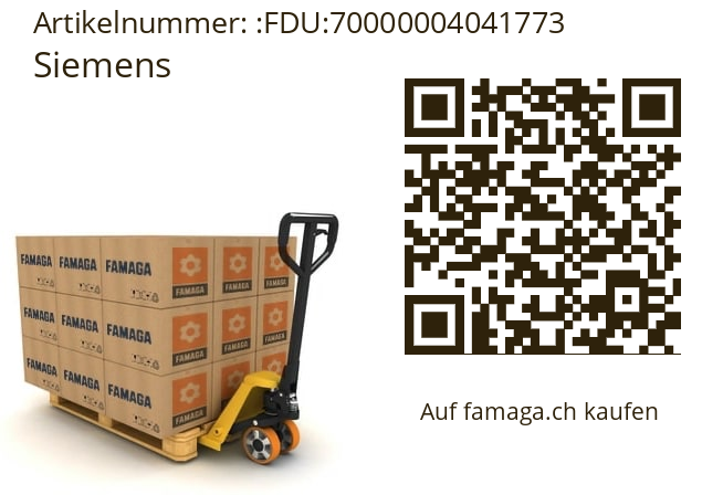   Siemens FDU:70000004041773