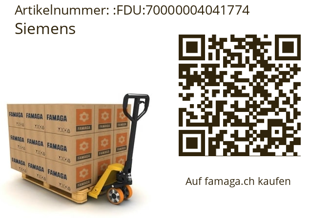   Siemens FDU:70000004041774