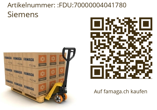   Siemens FDU:70000004041780