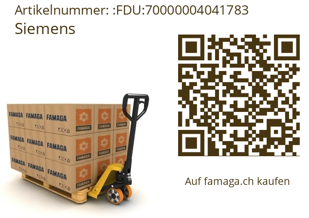   Siemens FDU:70000004041783