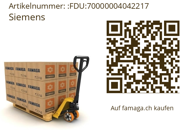   Siemens FDU:70000004042217