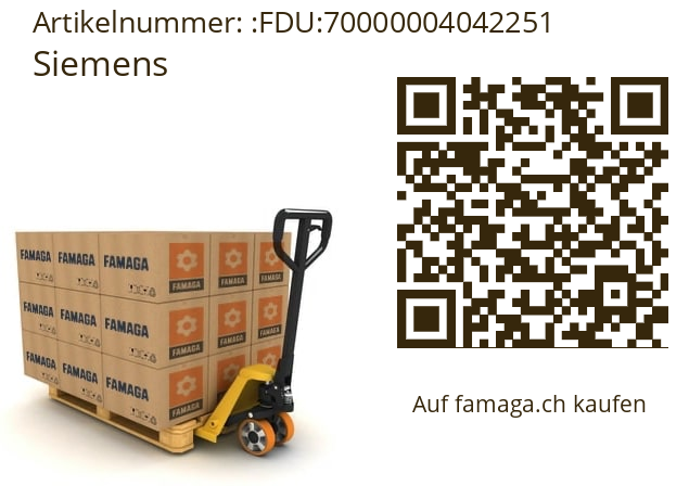   Siemens FDU:70000004042251