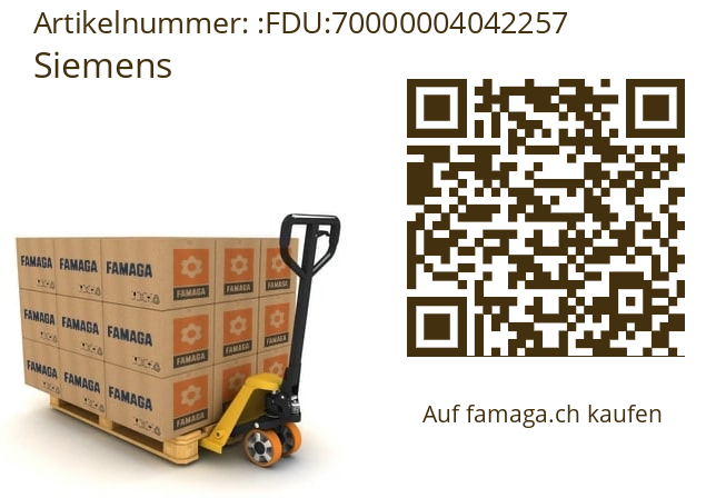   Siemens FDU:70000004042257
