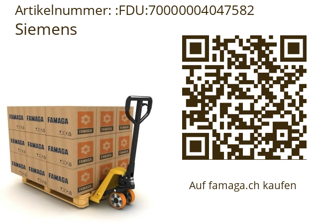   Siemens FDU:70000004047582