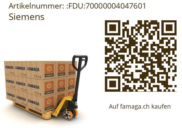   Siemens FDU:70000004047601