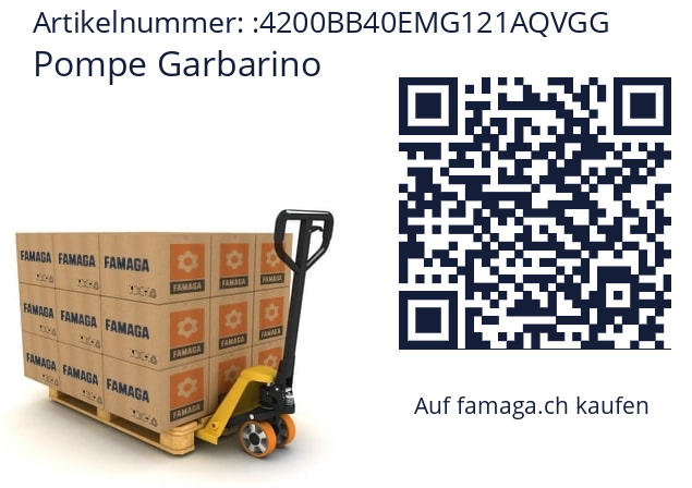  Pompe Garbarino 4200BB40EMG121AQVGG