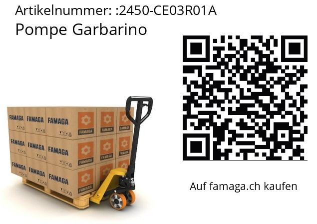   Pompe Garbarino 2450-CE03R01A