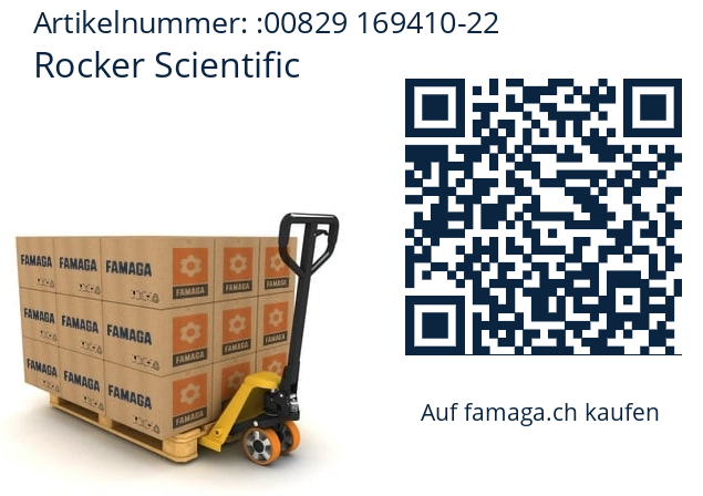   Rocker Scientific 00829 169410-22