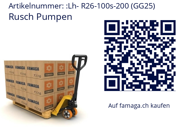   Rusch Pumpen Lh- R26-100s-200 (GG25)